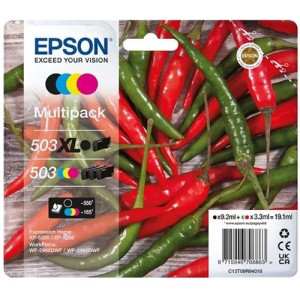 Epson Multipack de Tinteiros  503 - Preto XL  Ciano  Amarelo  Magenta