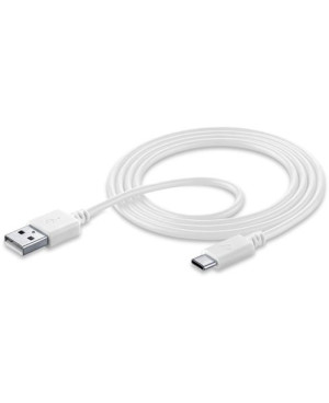 Cellular line Cabo de Dados Cellularline Tipo A/Tipo C USB 2.0 2m Branco