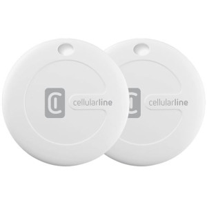 Cellular line Localizador Bluetooth Cellularline Tracy para iOS - Pack 2 unidades - Branco