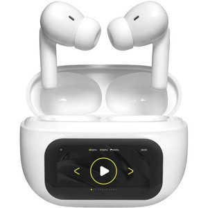 Puro Auriculares True Wireless Bluetooth com Ecrã  Touch - Branco