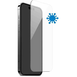 Puro Película de Ecrã Vidro Temperado  Antibacteriana para Apple iPhone 15 Plus - Transparente