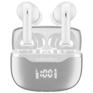 Cellular line Auriculares True Wireless Bluetooth Cellularline Key Pro - Branco