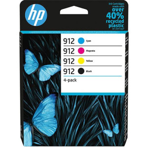 HP Pack Tinteiro  Preto Nº 912 + Cores Nº 912 6ZC74AE