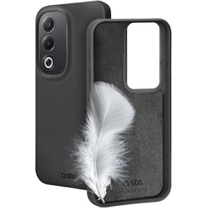 SBS Capa Silicone  Instinct para Oppo A80 - Preta