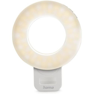 Hama Anel Luminoso para Smartphone  LED Ring Light To Go - Branco