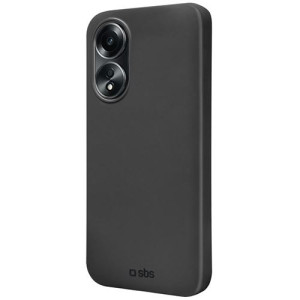 SBS Capa Silicone  Instinct para Oppo A58 4G - Preta