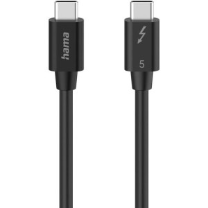 Hama Cabo USB-C/ Thunderbolt 5  200796- 1m - Preto