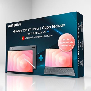 Samsung Pack Tablet  Galaxy Tab S11 Ultra - 11" - Wi-Fi - 256GB - Cinzento + Capa Teclado
