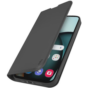 SBS Capa  Wallet Smooth para Xiaomi Redmi A3 - Preta