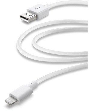 Cellular line Cabo de Dados Cellularline Tipo A/Lightning USB 2.0 1 m Branco