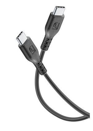 Cellular line Cabo de Dados Cellularline USB-C/USB-C 1.2m Preto