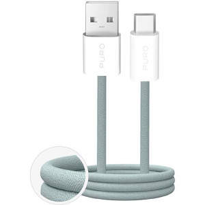 Puro Cabo  Fabrik 4 USB para USB-C 1.5m - Verde Claro