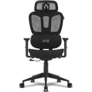 Alphagamer Cadeira Gaming Alpha Gamer Luna V2 - Malha - Preto