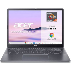 Acer Computador Portátil  Chromebook Plus 514 CB514-3H com Google AI  14" WUXGA  AMD Ryzen 3 7320C  8GB  128GB eMMC