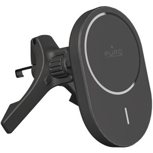 Puro Suporte Magnético para Grelha de Ventilação Carro + Cabo USB-C  Power Mag Holder - Preto