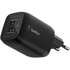 Belkin Carregador GaN 2 x USB-C  para Nintendo Switch 2 - Preto