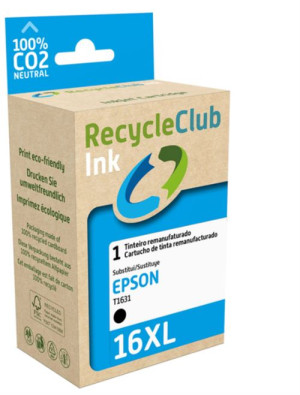 Recycleclub Pack de Tinteiros  Epson 16XL BLACK - Preto