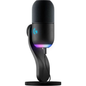 Logitech Microfone  Yeti GX com Lightsync RGB - Preto