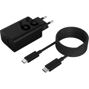 Lenovo Carregador USB-C  68W + Cabo USB-C 1.5m - Preto