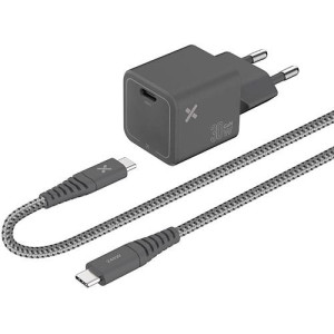 Wefix Carregador  Pro GaN 30 W + Cabo USB-C 1 m - Cinzento