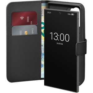 Puro Capa  Wallet Bookmag Stand para Samsung Galaxy S26 Ultra - Preto