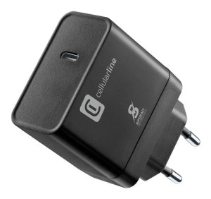 Carregador USB-C Cellular Line - 45W - Preto