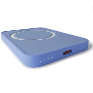 Puro Powerbank com MagSafe  Mini Power Mag 4200mAh - Blue Lagoon