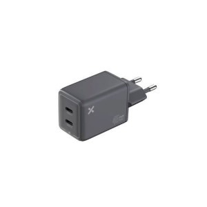 Wefix Carregador  Pro GaN 45 W Duplo USB-C - Cinzento