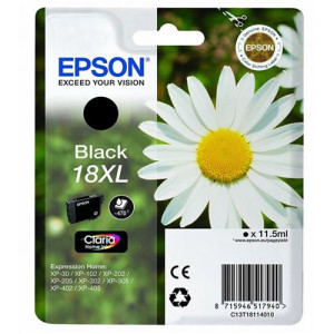 Epson Tinteiro  18XL - Preto - C13T18114012