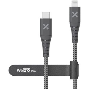 Wefix Cabo  USB-C para Lightning 1.2 m - Cinzento