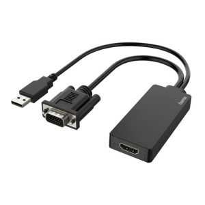 Hama Adaptador  HDMI/VGA + USB (200342)