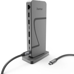 Hama Adaptador HUB  00200200 Multiportas USB-C 8K PD140W 10 em 1