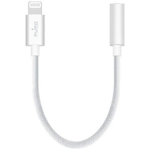 Puro Adaptador  FABK4  Lightning para Jack 3.5mm - 15cm - Branco