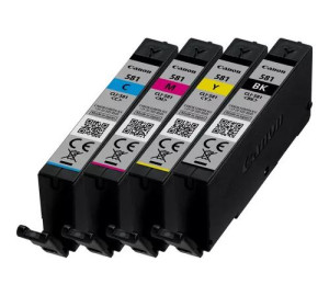 Canon Pack de Tinteiros  CLI-581Ciano  Magenta  Amarelo  Preto