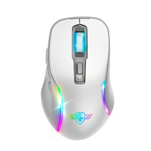 Rato Gaming Wireless Spirit of Gamer S-EM50WT  8000 DPI  Branco