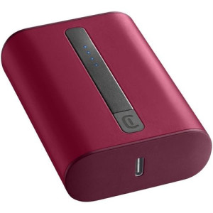 Cellular line Powerbank Cellularline Thunder 10000mAh USB+USB-C Vermelho