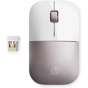 HP Rato PC  Z3700 sem Fios - Rosa  Branco