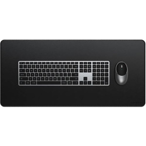 Satechi Tapete Rato XL Pele Vegan  Premium - Preto