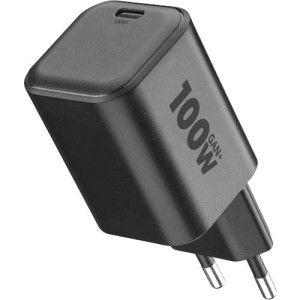 Cellular line Carregador GaN+ USB-C Cellularline Power 100W - Preto