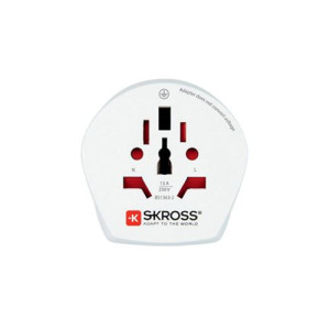 Skross Adaptador de Viagem  Ficha Schuko Europeia para Tomadas Australianas/ Chinesas