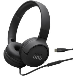 Auscultadores com Fio USB-C JBL Tune 520C - Preto
