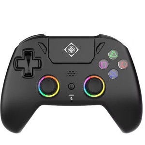 Deltaco Comando sem Fios  4222414 para PS5  Multiplataforma  RGB - Preto