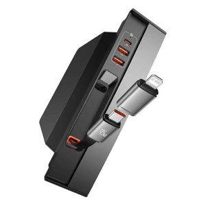 Baseus Adaptador Hub  Series T-Space para Carros Tesla