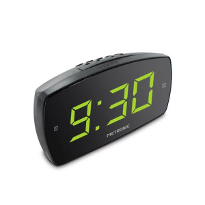 Metronic Relógio Despertador  XL2 477006 Duplo Display Grande