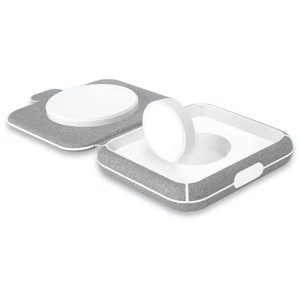 Puro Carregador Wireless  Power Go 2 em 1 - Cinzento / Branco