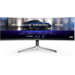 Monitor Gaming Curvo Porsche Design AOC Agon Pro PD49  OLED 49"  240Hz  Dual QHD