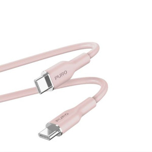 Puro Cabo USB-C  Soft 1.5m - Rosa