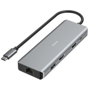 Hama Adaptador HUB Multiportas  00200142 USB-C 9 Portas