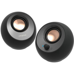 Colunas Bluetooth Creative Pebble V3 - Preto