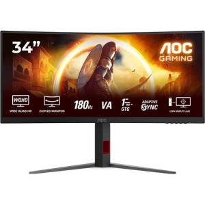 Monitor Gaming Curvo AOC CU34G4  34''  180 Hz  UltraWide QHD